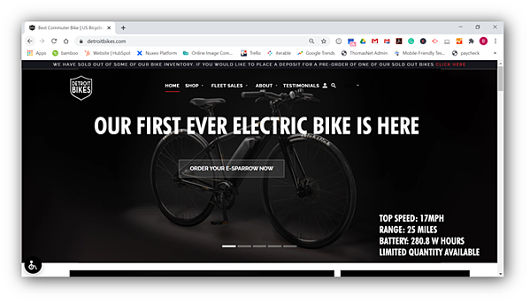 底特律的自行车